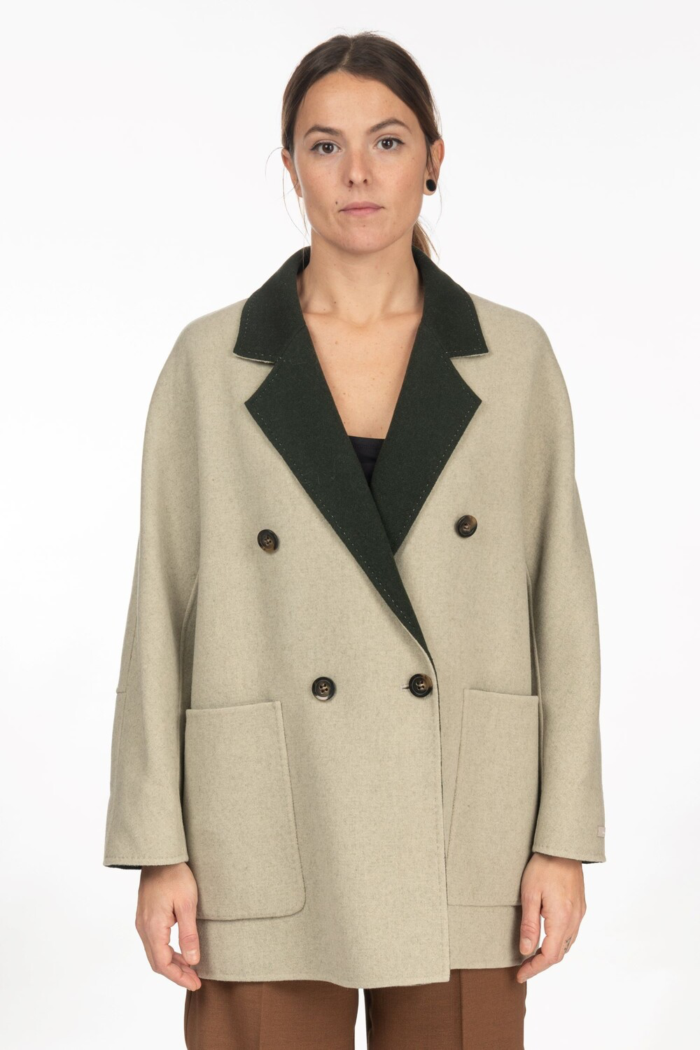 Diana Gallesi Cappotto doppiopetto