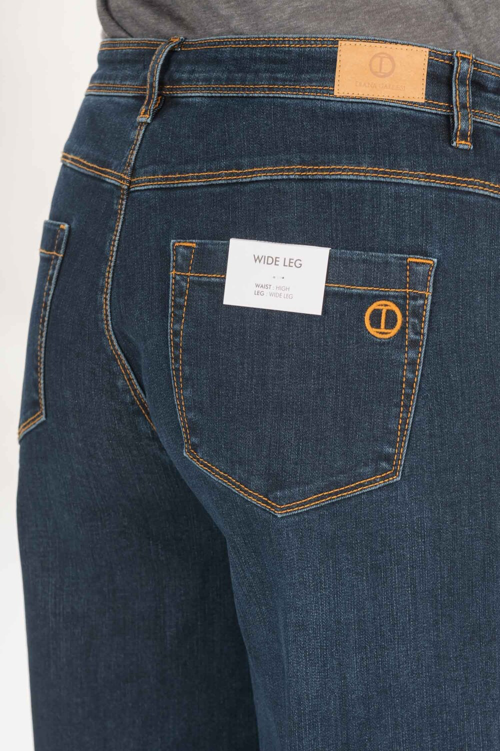 Diana Gallesi Jeans gamba larga