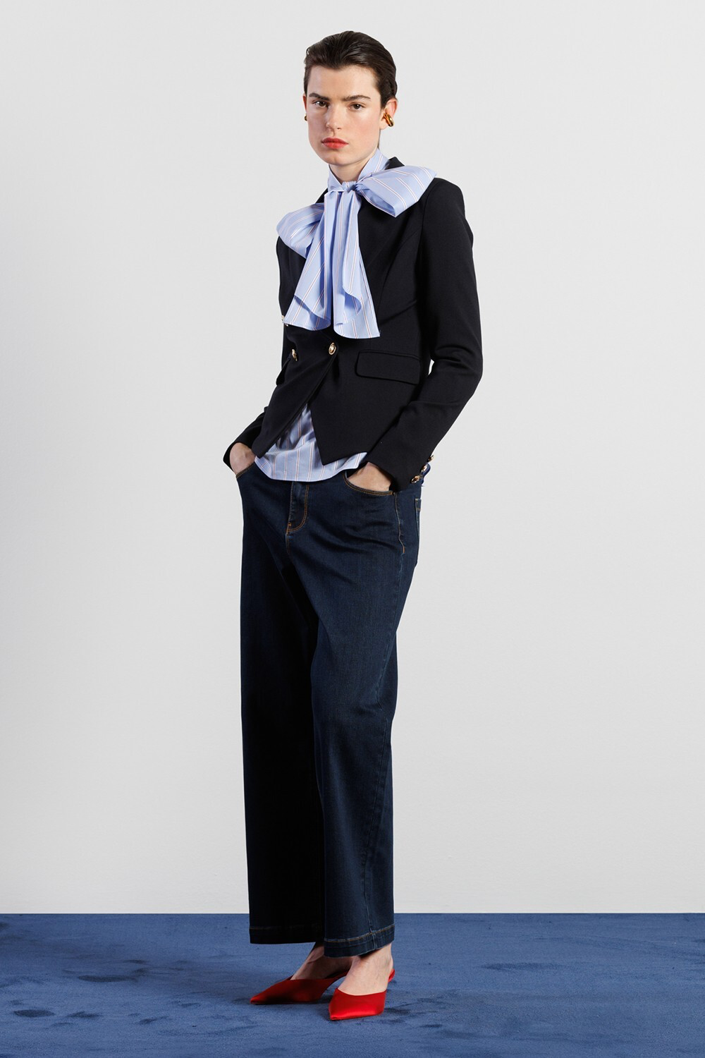 Diana Gallesi Jeans gamba larga