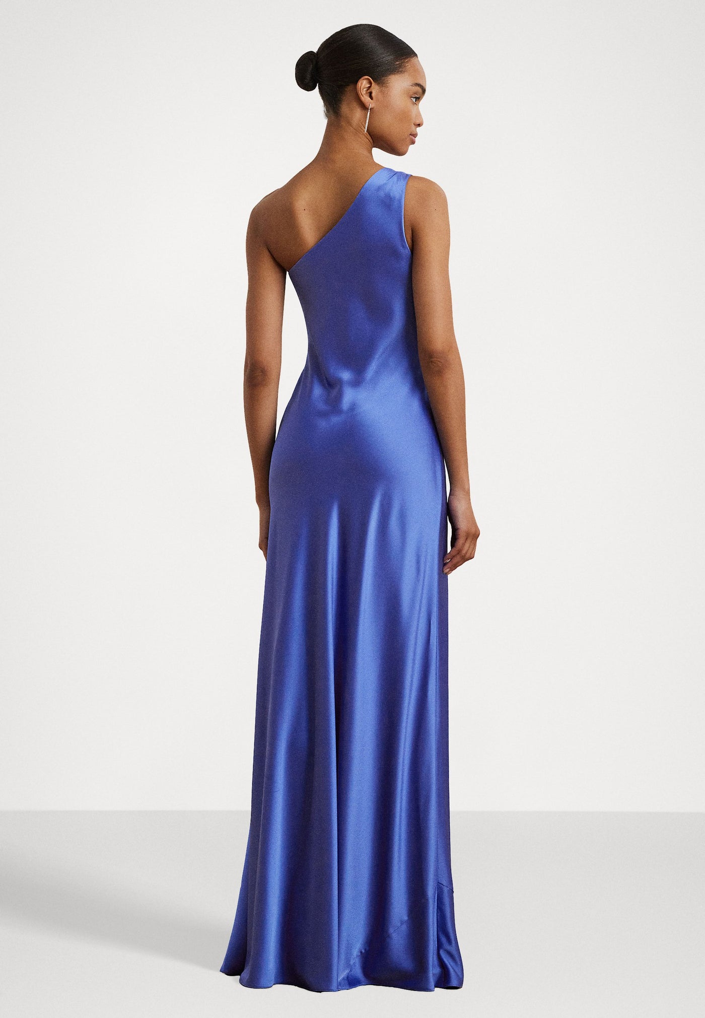 Lauren Ralph Lauren Abito monospalla in charmeuse di raso