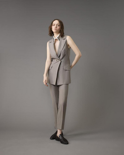 Simona Corsellini Pantaloni in gessato