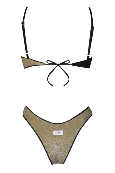 Sand Bikini Costume in lurex