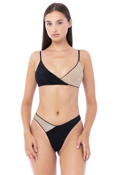 Sand Bikini Costume in lurex