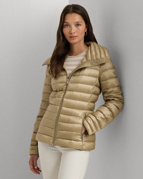 Lauren Ralph Lauren Piumino trapuntato con collo oversize