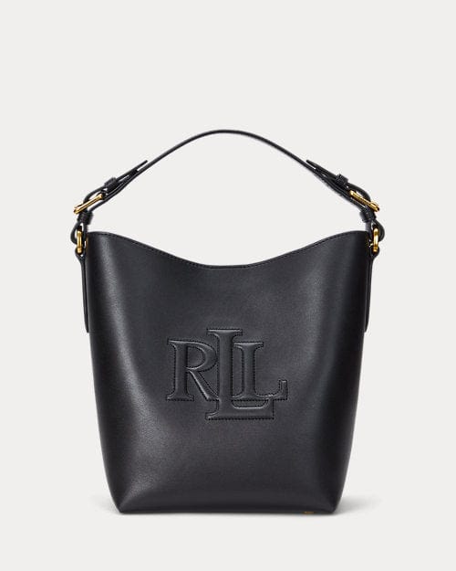 Lauren Ralph Lauren Borsa a secchiello Witley media in pelle