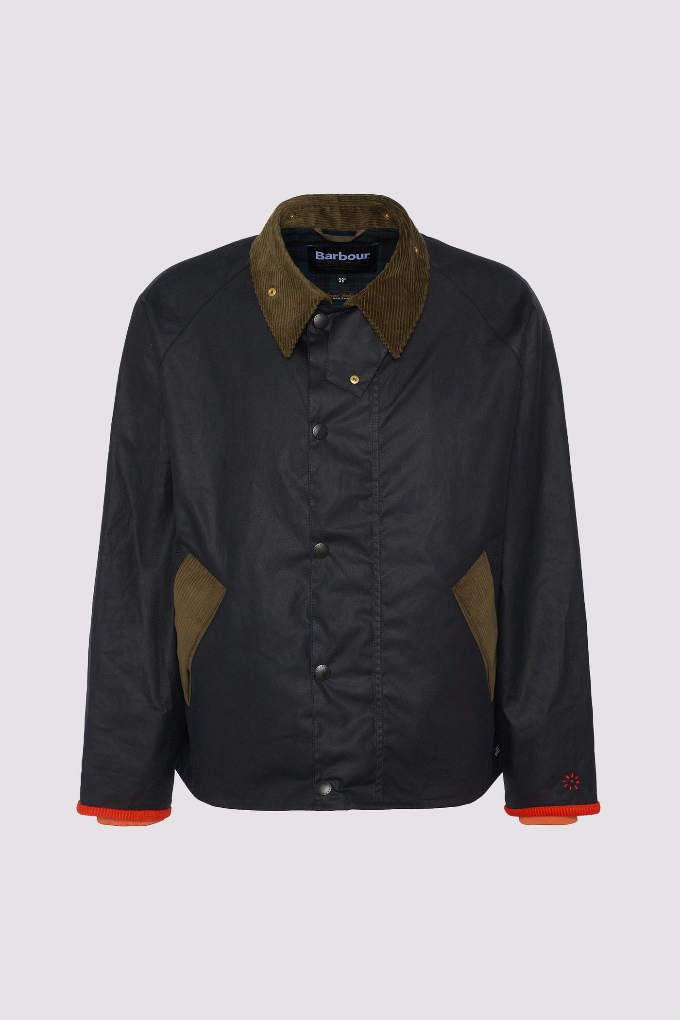 BARBOUR X FLOWER MOUNTAIN GIACCA-ARANCIO