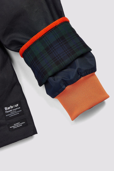 BARBOUR X FLOWER MOUNTAIN GIACCA-ARANCIO