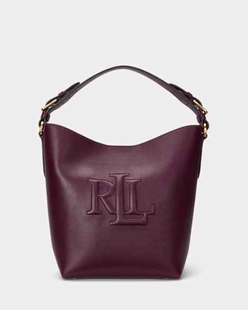 Lauren Ralph Lauren Borsa a secchiello Witley media in pelle