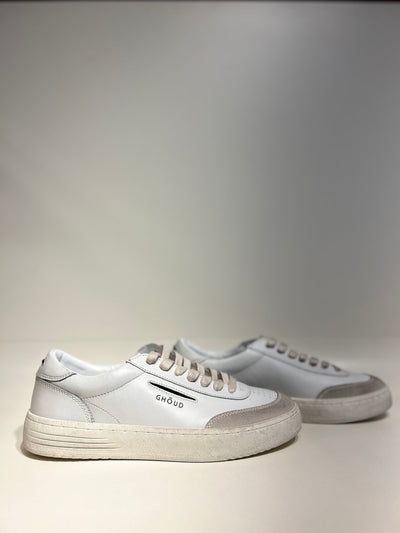 Ghoud Lido Brushed Low Man Leather Suede White