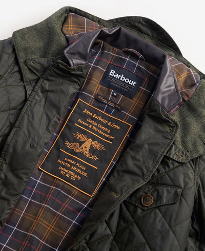 Barbour x TO KI TO Driving Quilted Waxed Jacket