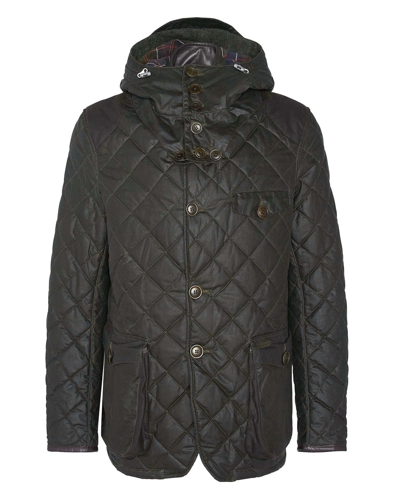 Barbour x TO KI TO Driving Quilted Waxed Jacket