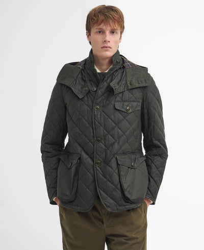 Barbour x TO KI TO Driving Quilted Waxed Jacket