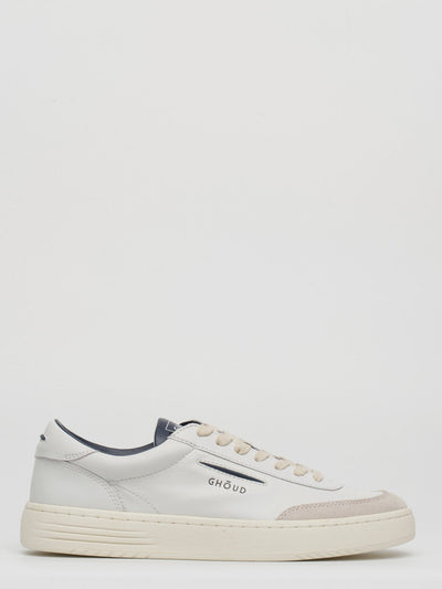 Ghoud Lido Low Man Leat Suede Wht Blu