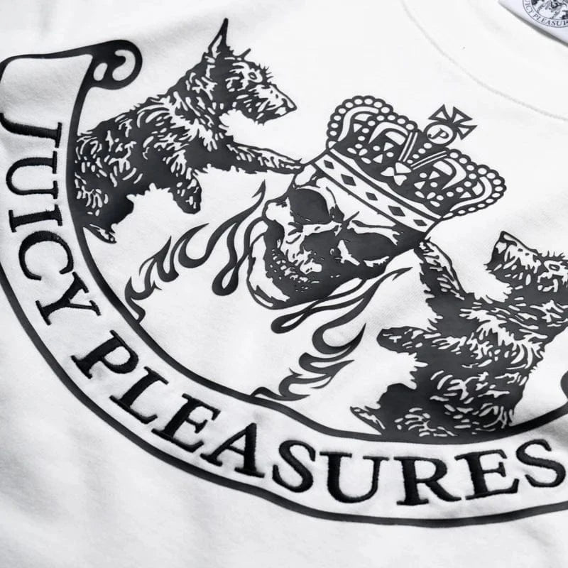 Pleasures X Juicy Couture Skull Crest Heavyweight Shirt