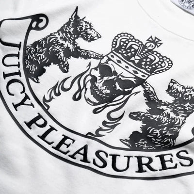 Pleasures X Juicy Couture Skull Crest Heavyweight Shirt