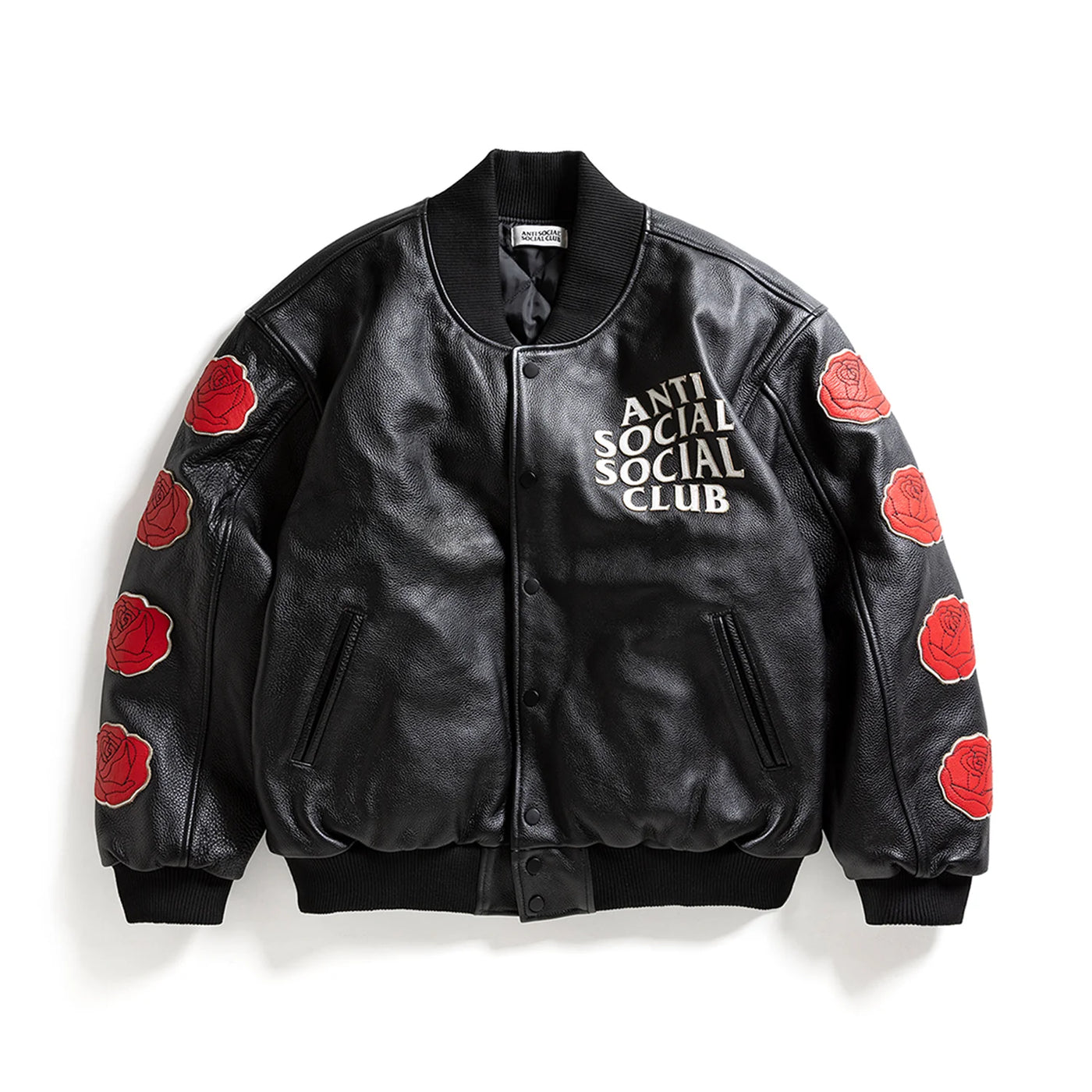 Anti Social Social Club Petal To The Metal Varsity Jacket