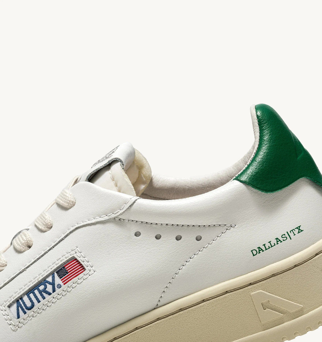 スニーカー AUTRY DALLAS LOW LEATHER SNEAKERS Autry Dallas Low Sneakers In White Leather