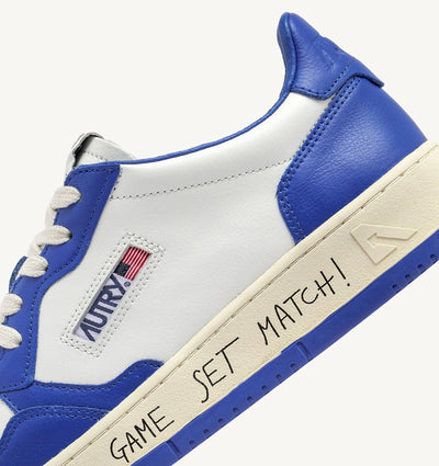 Autry Medalist Low Man Match/Bic Wht/Palablue