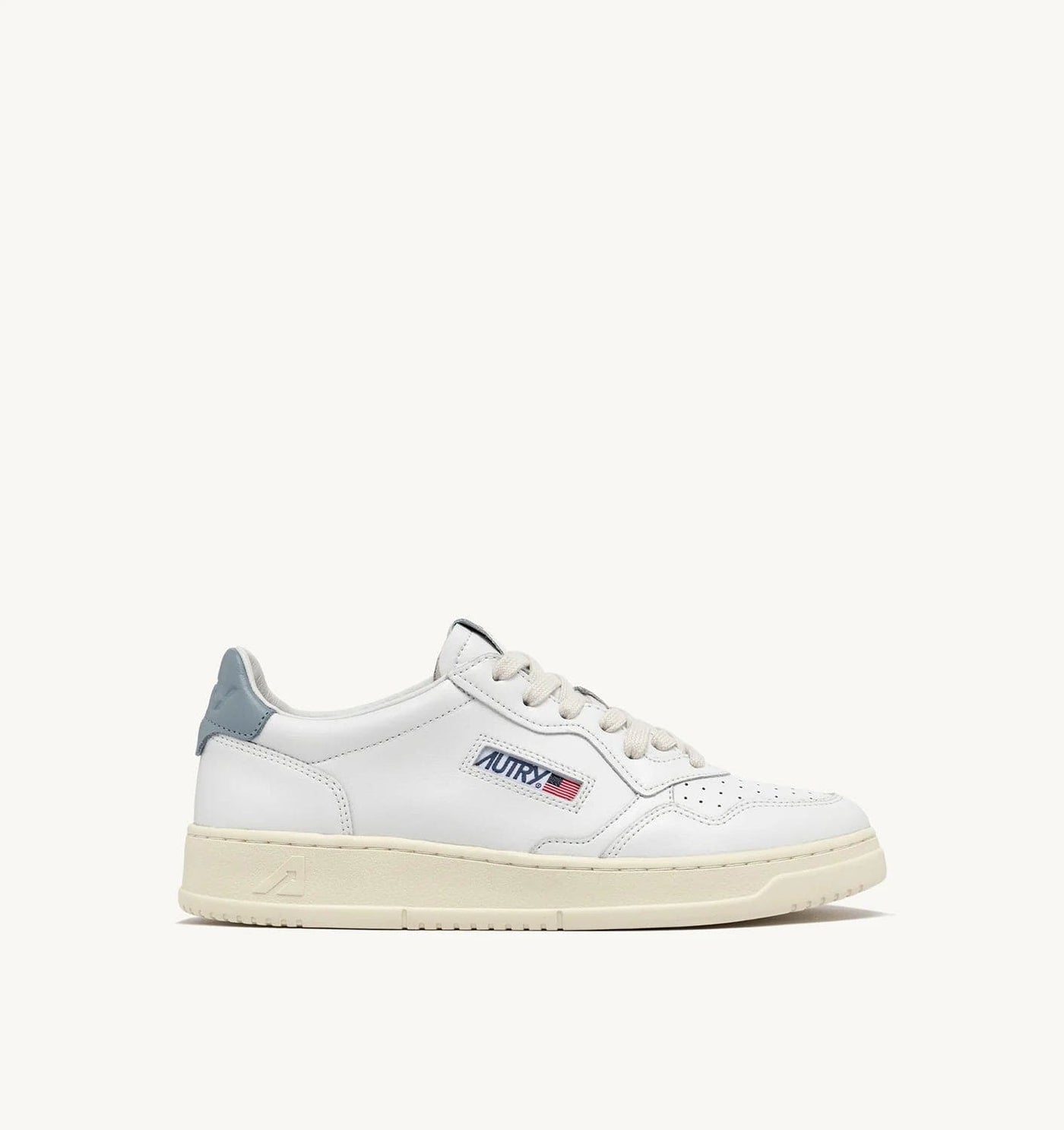 Autry Medalist Low Man Leat Slv Blue