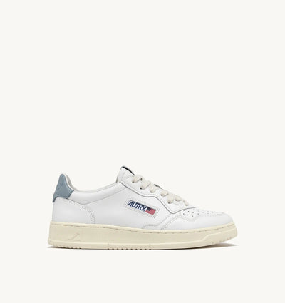 Autry Medalist Low Man Leat Slv Blue