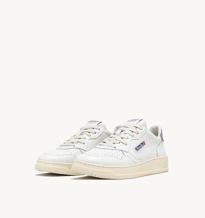 Autry Medalist Low Man Leat Slv Blue
