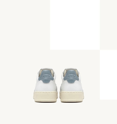 Autry Medalist Low Man Leat Slv Blue