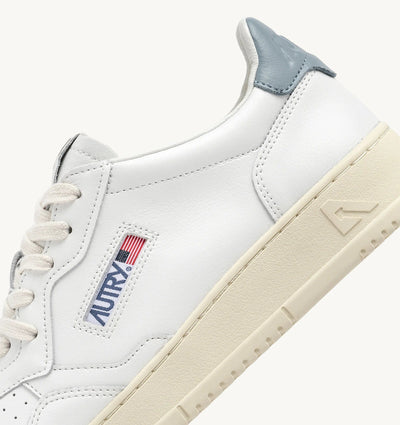 Autry Medalist Low Man Leat Slv Blue