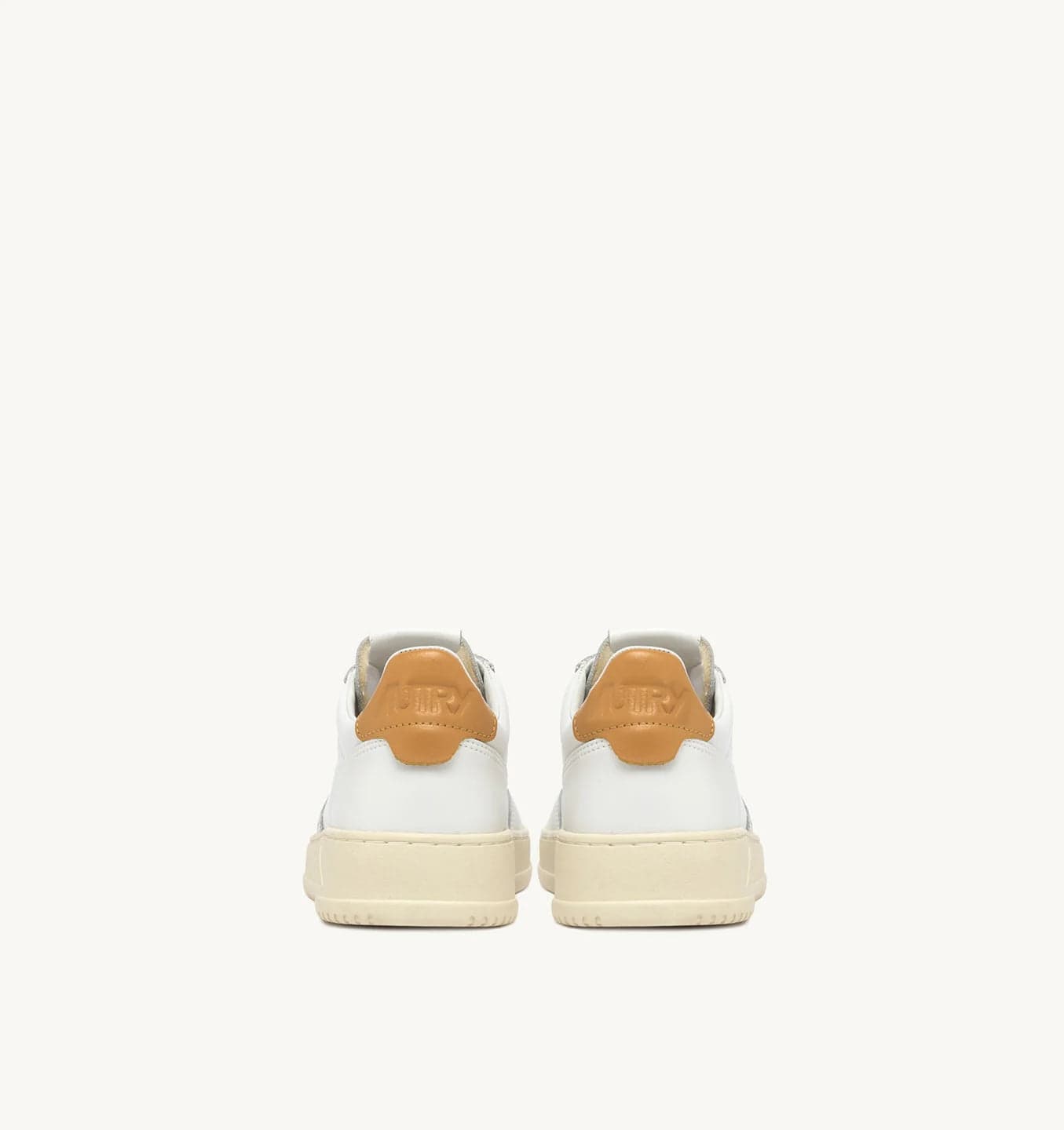 Autry Medalist Low Man Leather White Ylw.