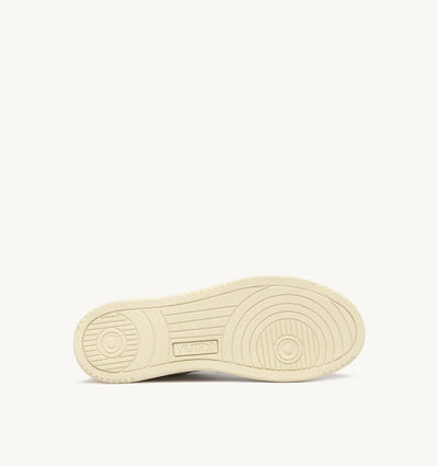 Autry Medalist Low Man Leather White Ylw.