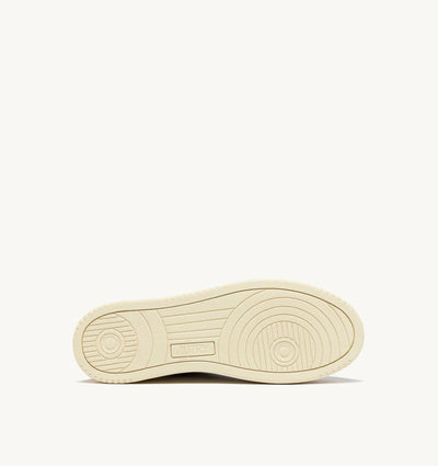 Autry Medalist Low Man Leat/Suede Wht/Sndstrm