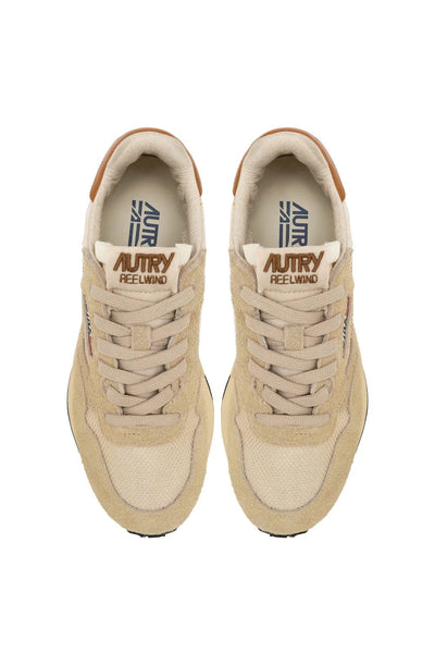 Autry Reelwind Low Man Suede/Net Ecru/Cathspy