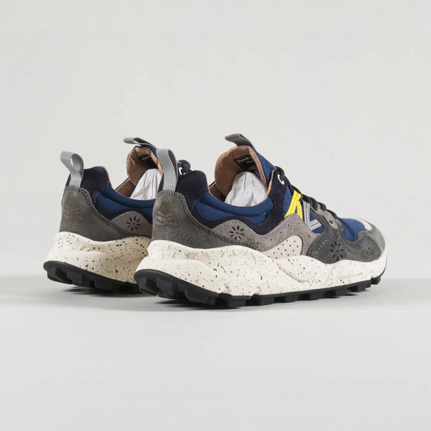 Flower Mountain Yamano 3 Man Suede/NYLON Grey Navy