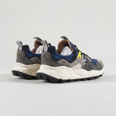 Flower Mountain Yamano 3 Man Suede/NYLON Grey Navy