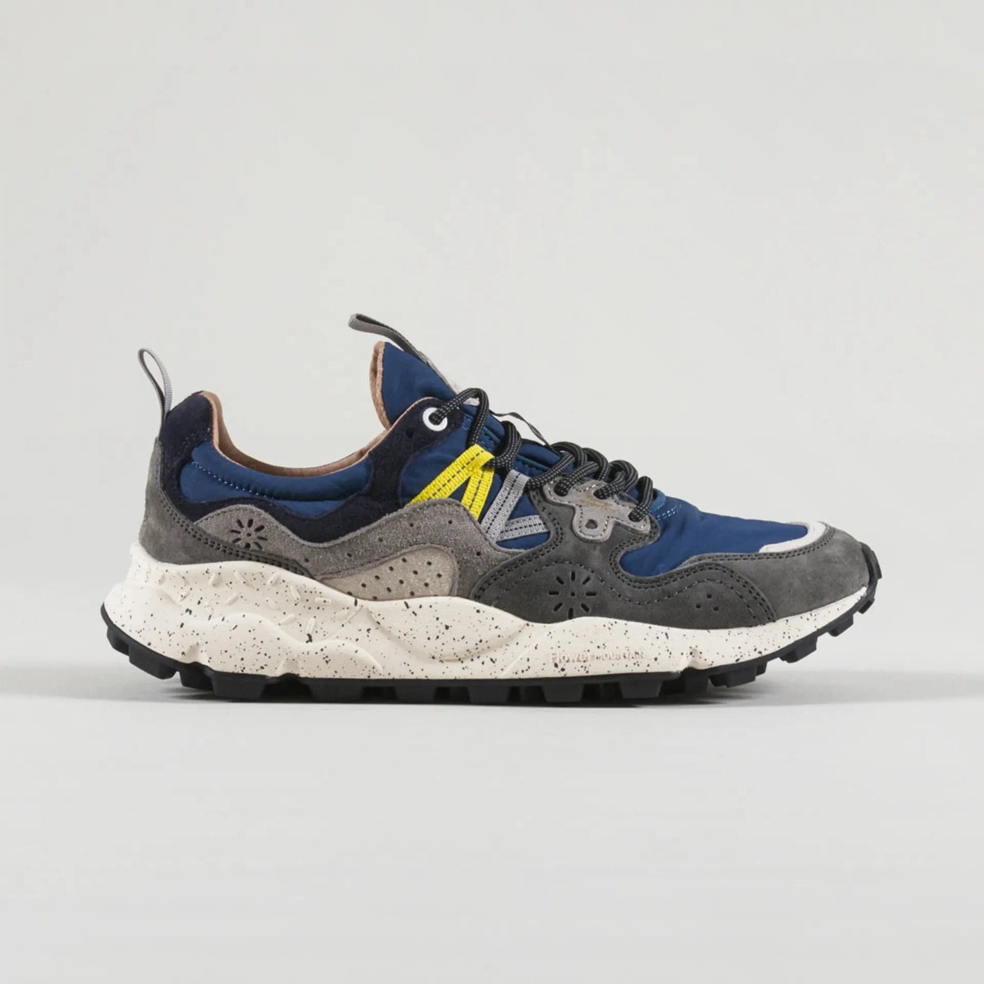 Flower Mountain Yamano 3 Man Suede/NYLON Grey Navy