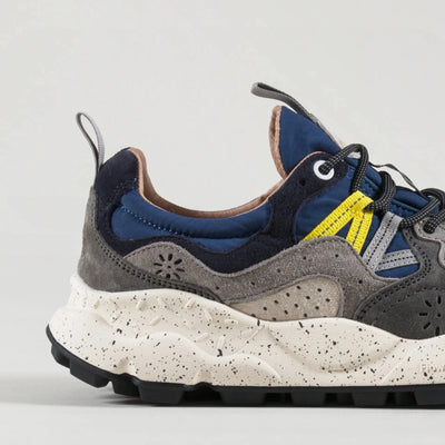 Flower Mountain Yamano 3 Man Suede/NYLON Grey Navy