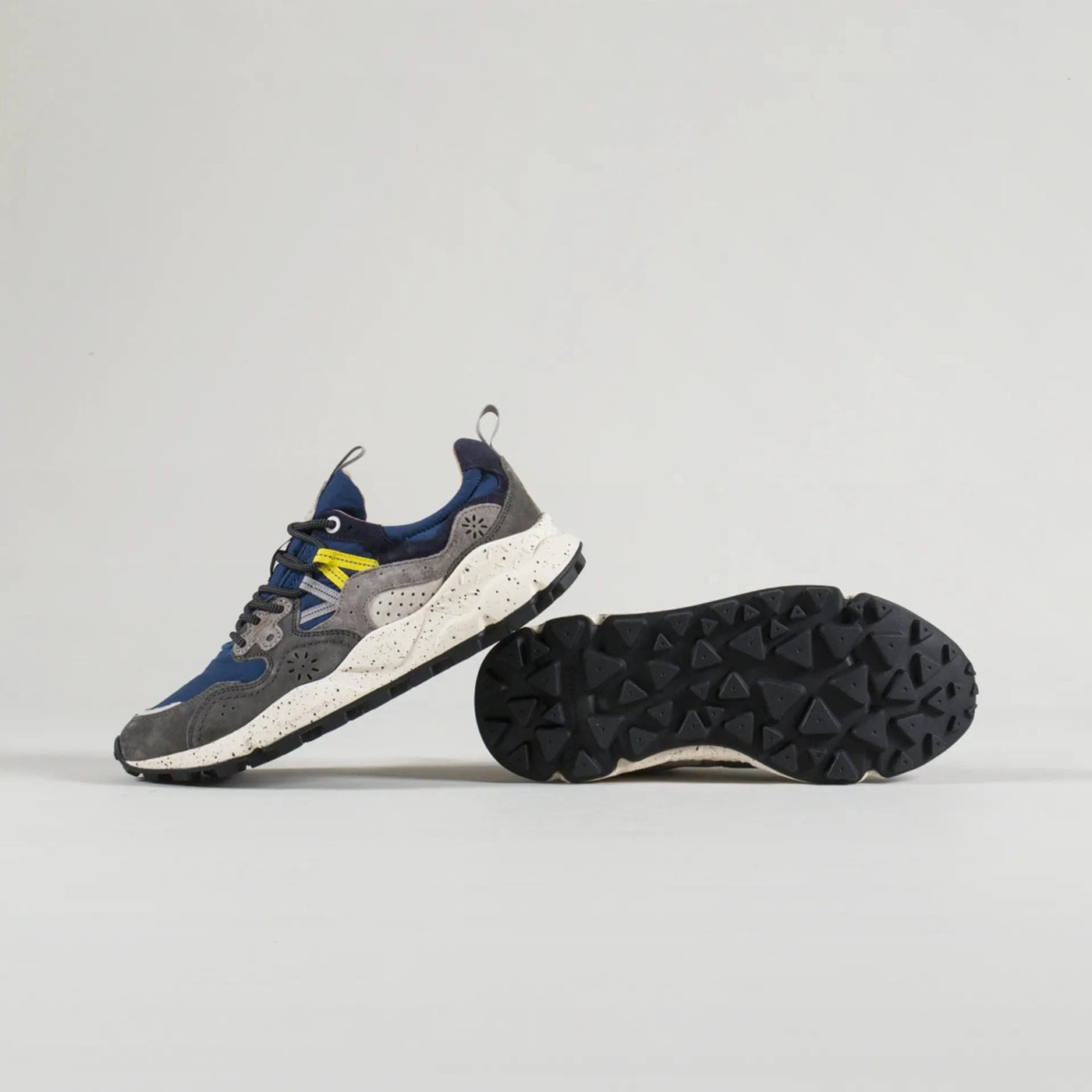 Flower Mountain Yamano 3 Man Suede/NYLON Grey Navy