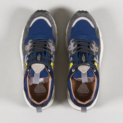 Flower Mountain Yamano 3 Man Suede/NYLON Grey Navy