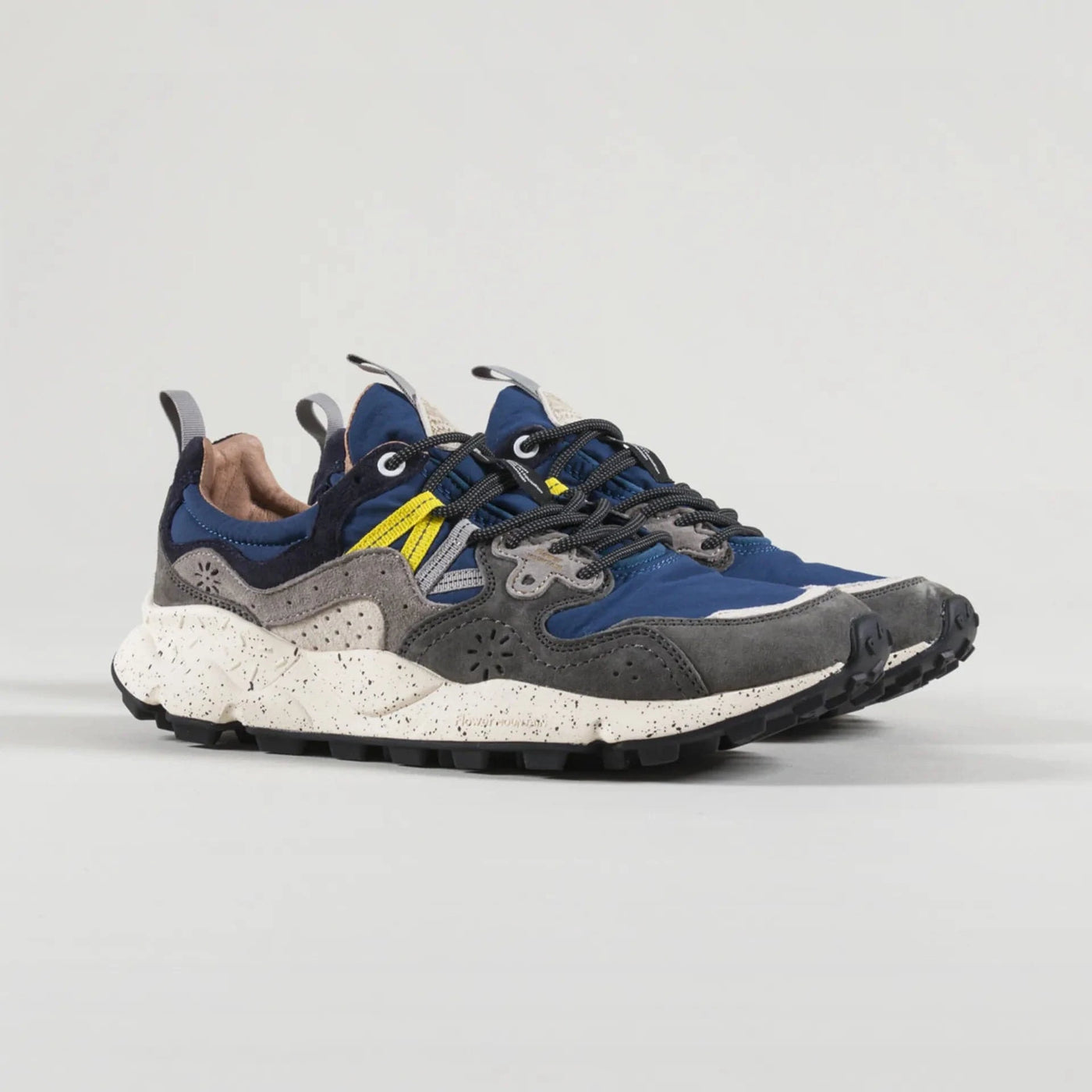 Flower Mountain Yamano 3 Man Suede/NYLON Grey Navy