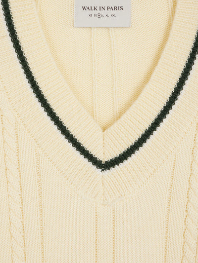 Walk In Paris The Beige Knitted Sweater