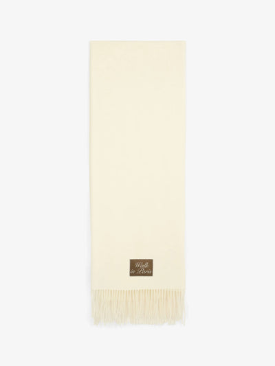 Walk In Paris Beige Wool Scarf