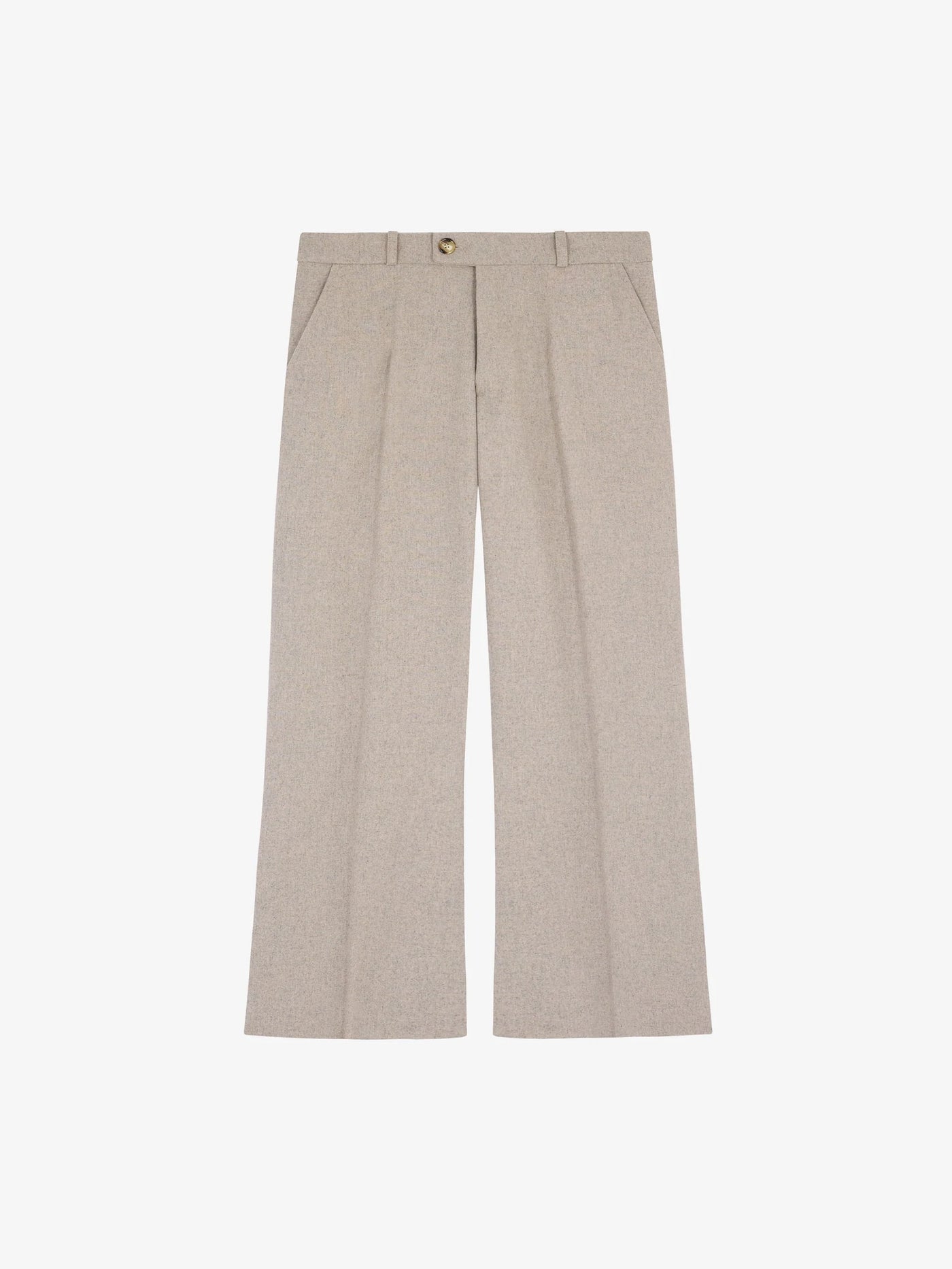 Walk In Paris The Flaire Beige Tailoring Pants