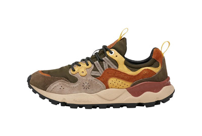Flower Mountain Yamano 3 Man Suede/Nylon Grey Yellow
