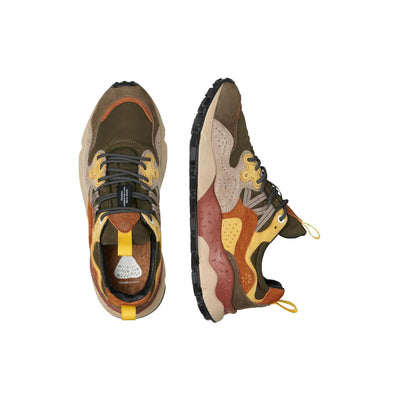 Flower Mountain Yamano 3 Man Suede/Nylon Grey Yellow