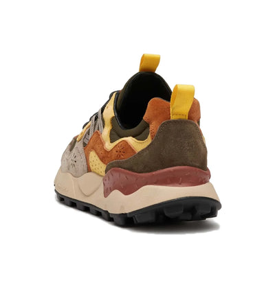 Flower Mountain Yamano 3 Man Suede/Nylon Grey Yellow