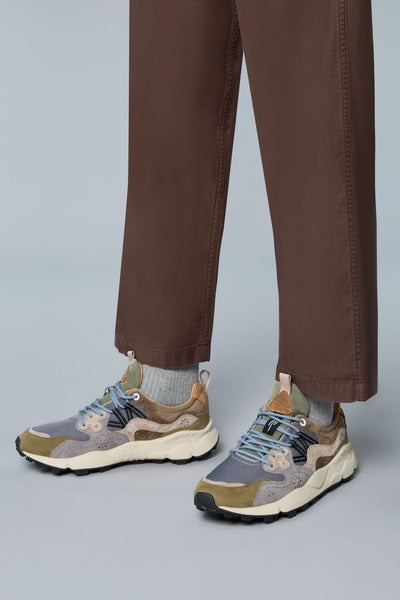 Flower Mountain Yamano 3 Man Suede/Nylon Military Grey