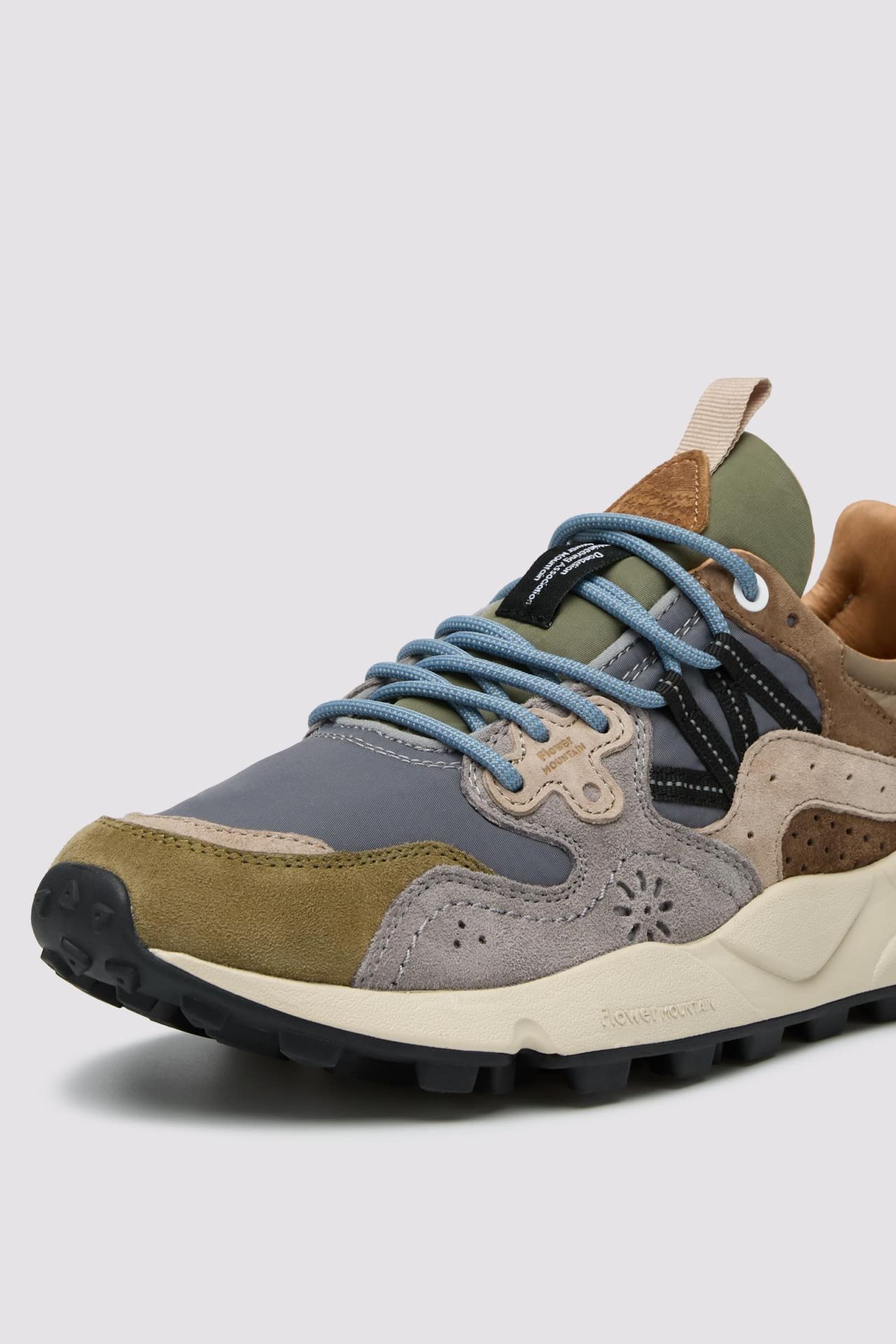 Flower Mountain Yamano 3 Man Suede/Nylon Military Grey