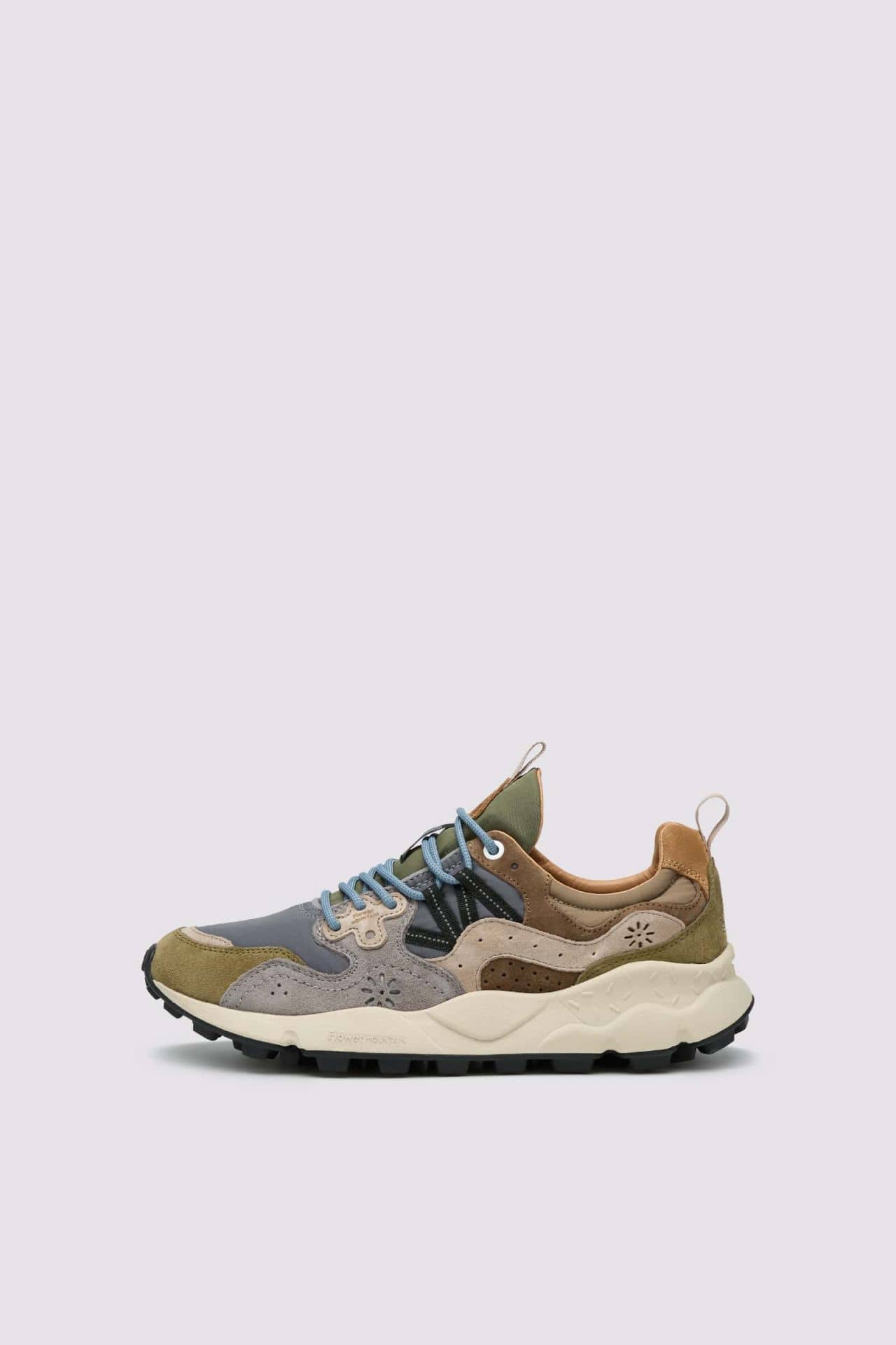 Flower Mountain Yamano 3 Man Suede/Nylon Military Grey