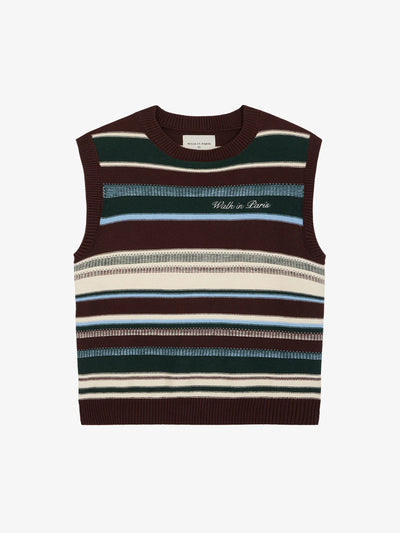 Walk In Paris Grandma Sleeveless Knit Top
