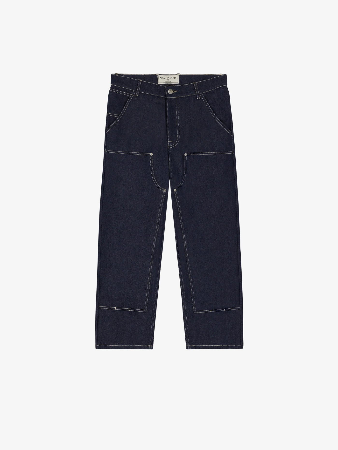 Walk In Paris Indigo Double Knee Carpenter Pants