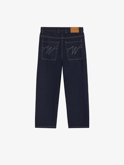 Walk In Paris Indigo Double Knee Carpenter Pants